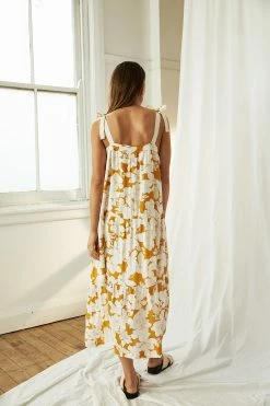 Mon Renn Wear Magnolia Midi Dress, Magnolia Floral 7 Mon Renn Wear Magnolia Midi Dress, Magnolia Floral