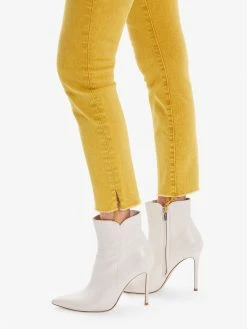 MOTHER The Looker Ankle Snippet, Mineral Yellow Wear 10 MOTHER The Looker Ankle Snippet, Mineral Yellow Wear