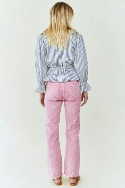 Hunter Bell Wear Maggie Top, Blue Multi Stripe