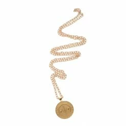 Jane Win VIRGO JW Zodiac Pendant Coin (Aug 23 - Sep 22)