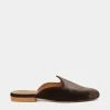 Le Monde Béryl Venetian Mule In Mole Grey Velvet