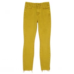 MOTHER The Looker Ankle Snippet, Mineral Yellow Wear