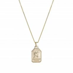 Ariel Gordon Jewelry Zodiac Dog Tag Necklace FINE JEWELRY