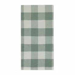 Heather Taylor Home Gingham Napkin, Sage Live
