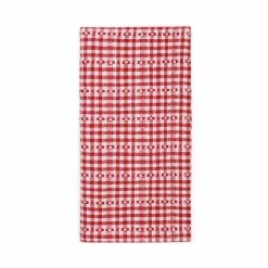 Heather Taylor Home Soho Woven Napkin, Red Live