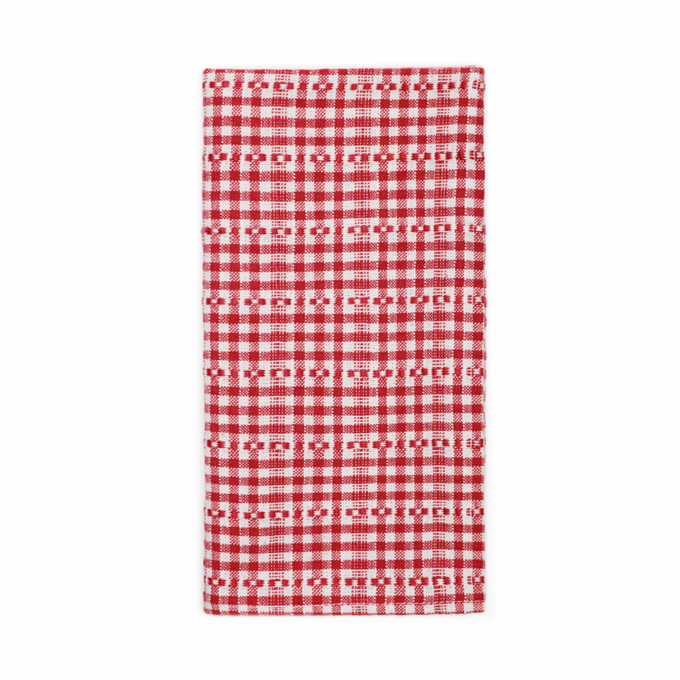 Heather Taylor Home Soho Woven Napkin, Red Live 1 Heather Taylor Home Soho Woven Napkin, Red Live