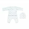 Lewis For Kids Newborn Kimono Set - Mini Radish | Agave