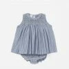 Oso & Me For Kids Nora Baby Dress, Chambray Stripe
