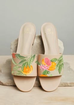 ALEPEL Cara Cara Beige Slide