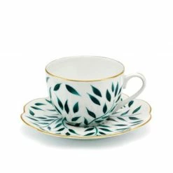 Maison Margaux Live Spring Laves Tea Cup And Saucer