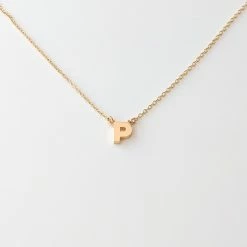 THATCH Initial Necklace Wear