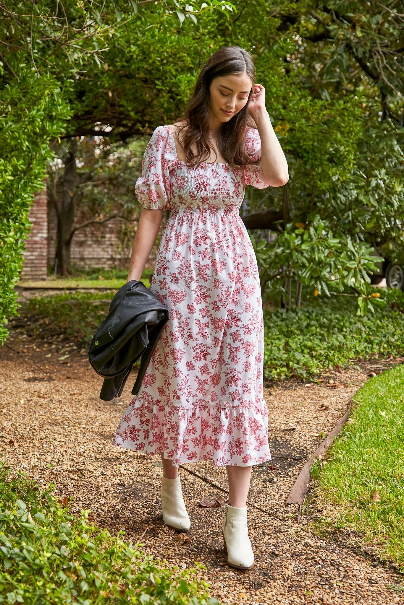 Bailey Harrison The Alice Dress - Red Toile Cherub 3 Bailey Harrison The Alice Dress - Red Toile Cherub