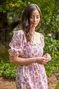 Bailey Harrison The Alice Dress - Red Toile Cherub 8 Bailey Harrison The Alice Dress - Red Toile Cherub