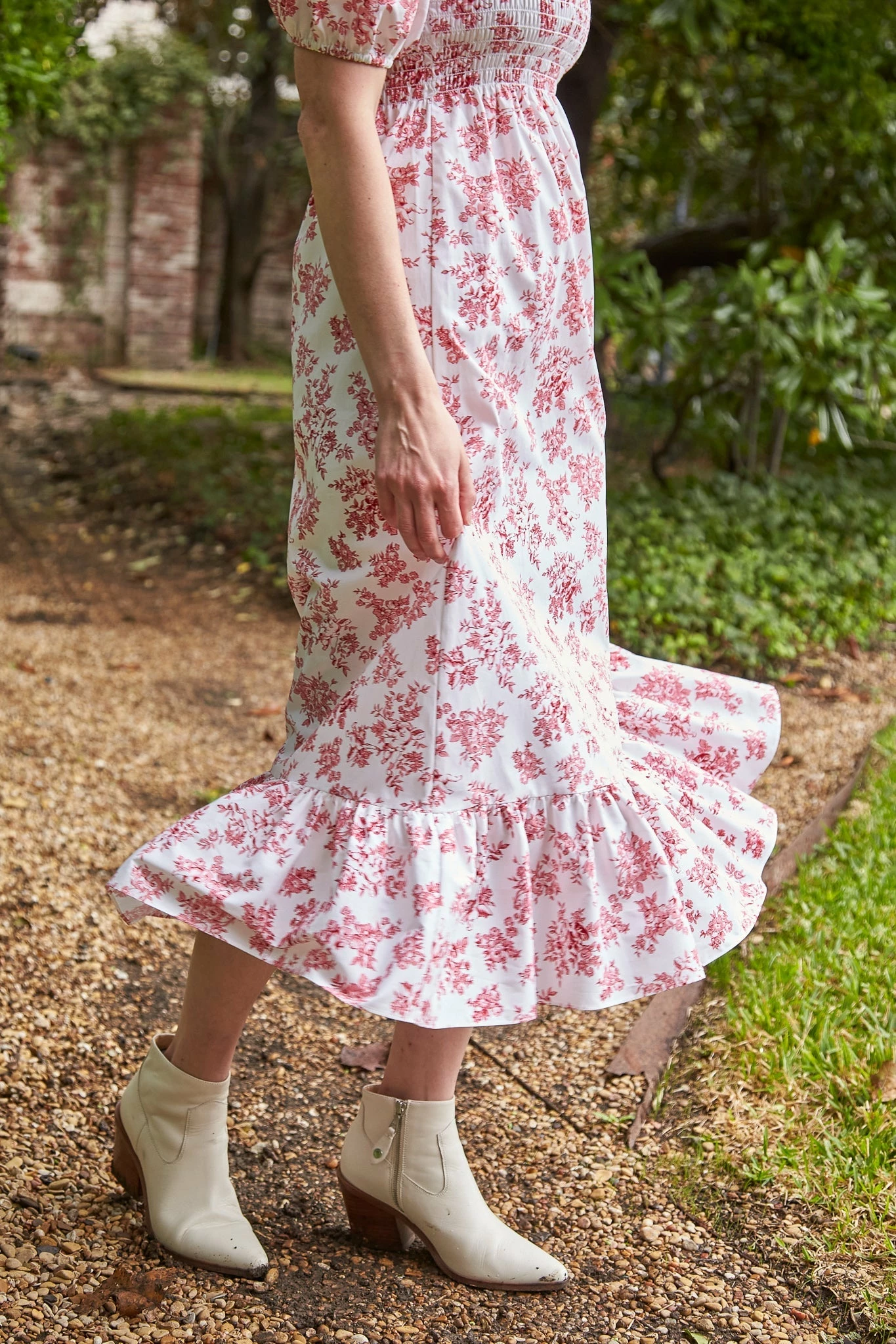 Bailey Harrison The Alice Dress - Red Toile Cherub 5 Bailey Harrison The Alice Dress - Red Toile Cherub