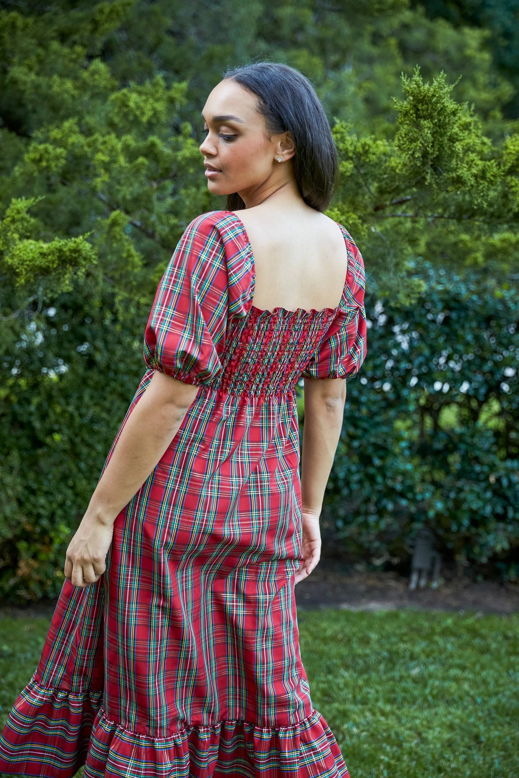 Bailey Harrison The Alice Dress - Christmas Plaid Wear 4 Bailey Harrison The Alice Dress - Christmas Plaid Wear
