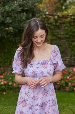 Bailey Harrison The Alice Dress - Purple Floral