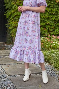 Bailey Harrison The Alice Dress - Purple Floral