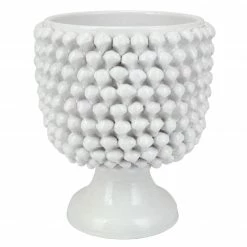 Vietri Pinecone Large Planter Live