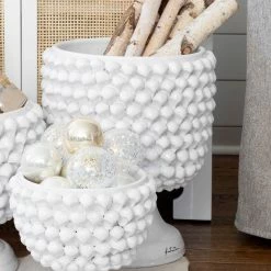 Vietri Pinecone Large Planter Live