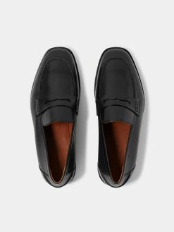 Le Monde Béryl Penny Loafers In Black Leather Wear