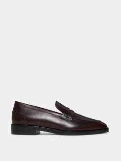 Le Monde Béryl Penny Loafers In Cordovan Leather Wear