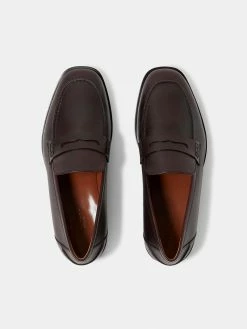 Le Monde Béryl Penny Loafers In Cordovan Leather Wear