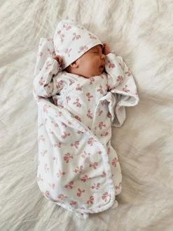 Lewis Newborn Kimono Set - Mini Radish | Mauve