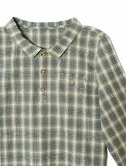 Baybala Philip Popover In Spruced Jade Check