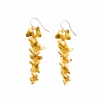 M Donohue Collection Molly Gold Flower Earrings