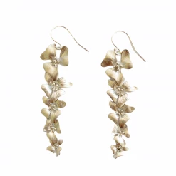 M Donohue Collection Wear Molly Silver Flower Earrings