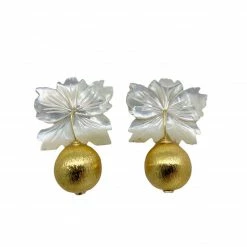 M Donohue Collection Audrey Gold Earrings