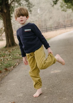 Baybala Devon Pant In Butterscotch For Kids