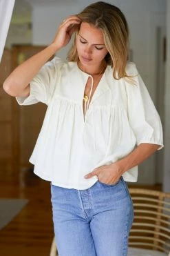 Emerson Fry Wear Isla Top, Ivory 6 Emerson Fry Wear Isla Top, Ivory