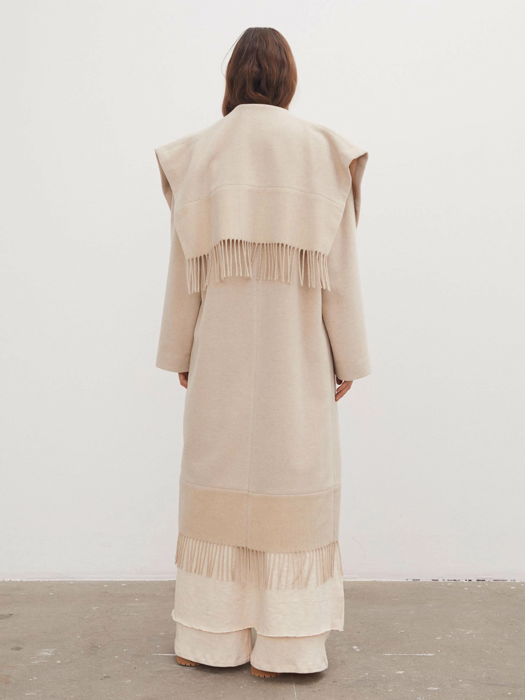 By Malene Birger Maisha Wool Coat, Cream Wear 2 By Malene Birger Maisha Wool Coat, Cream Wear