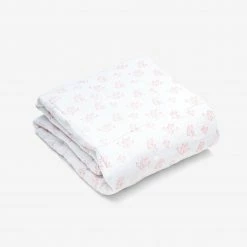 Lewis Quilted Baby Blanket - Rose Hip | Blush For Kids