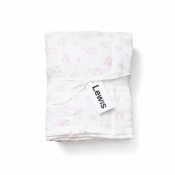 Lewis Quilted Baby Blanket - Rose Hip | Blush For Kids