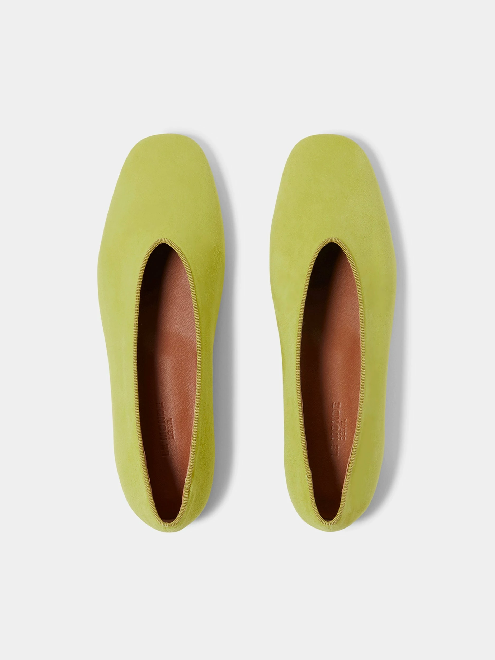 Le Monde Béryl Regency Slipper In Citrine Suede Wear 2 Le Monde Béryl Regency Slipper In Citrine Suede Wear