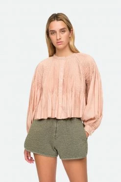 Sea NY Stan Blouse, Blush Wear