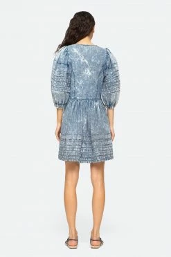 Sea NY Dylan Mini Dress, Chambray