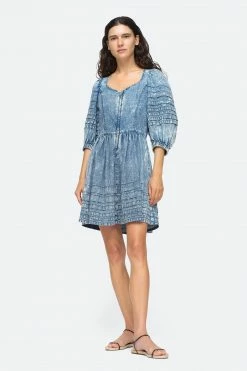 Sea NY Dylan Mini Dress, Chambray