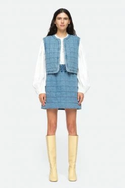 Sea NY Wear Vida Skirt, Denim