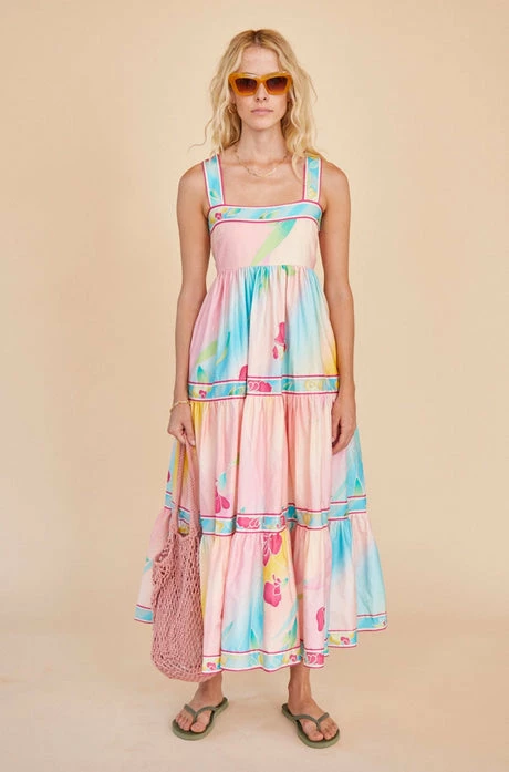 Hunter Bell Rita Dress, Gradation Multi Flower Wear 2 Hunter Bell Rita Dress, Gradation Multi Flower Wear