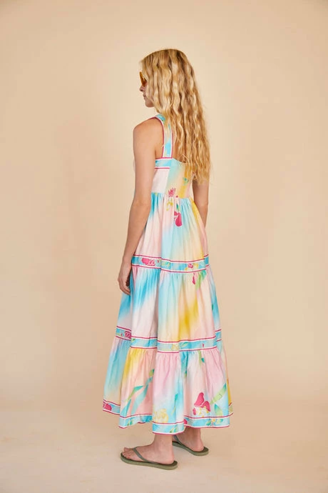 Hunter Bell Rita Dress, Gradation Multi Flower Wear 3 Hunter Bell Rita Dress, Gradation Multi Flower Wear