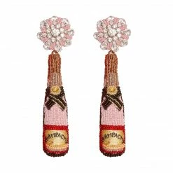 Mignonne Gavigan Rose Champagne Earring, Blush Wear