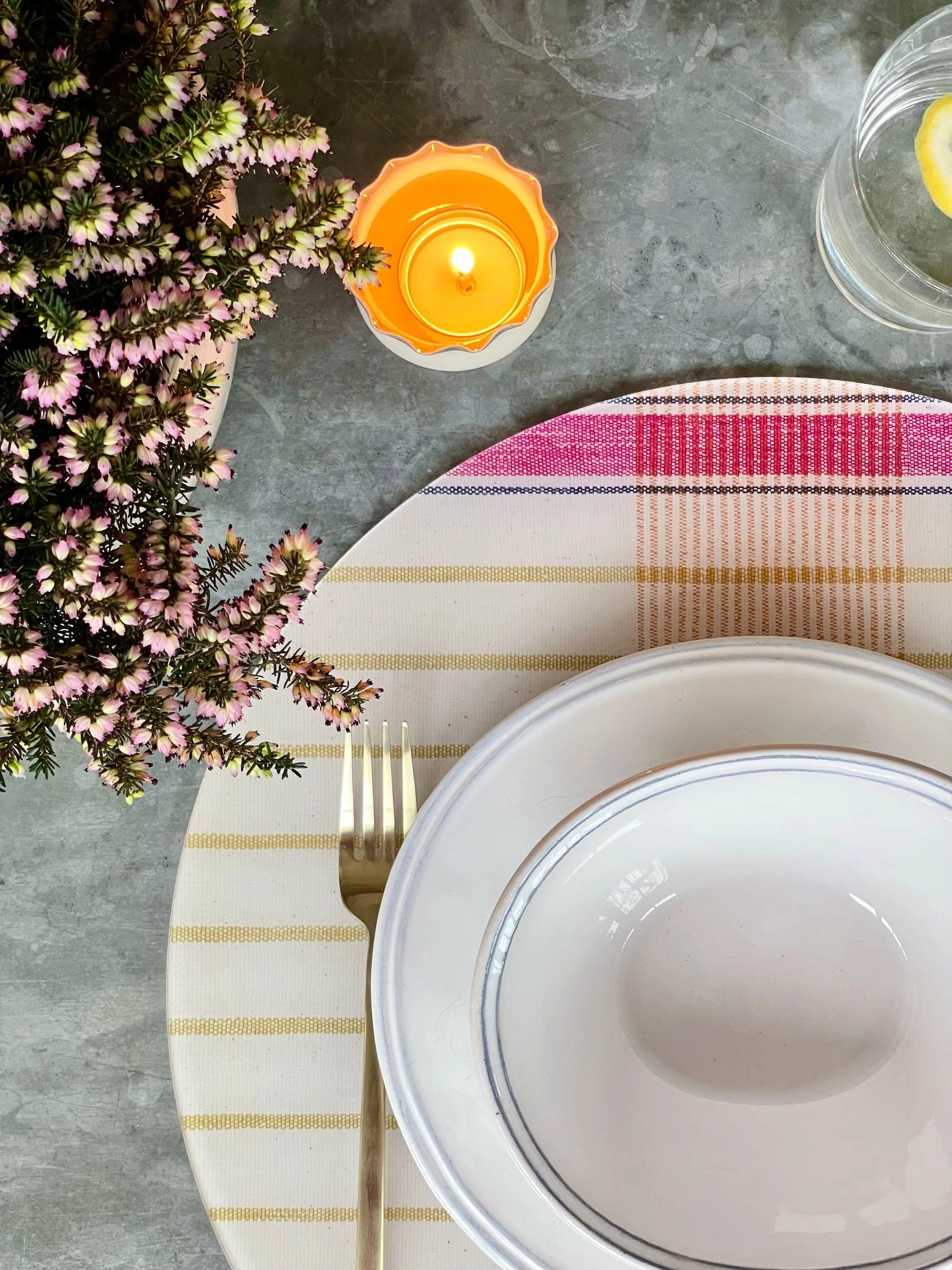 Proper Table Co. Rose Hand-Loomed Placemat 3 Proper Table Co. Rose Hand-Loomed Placemat