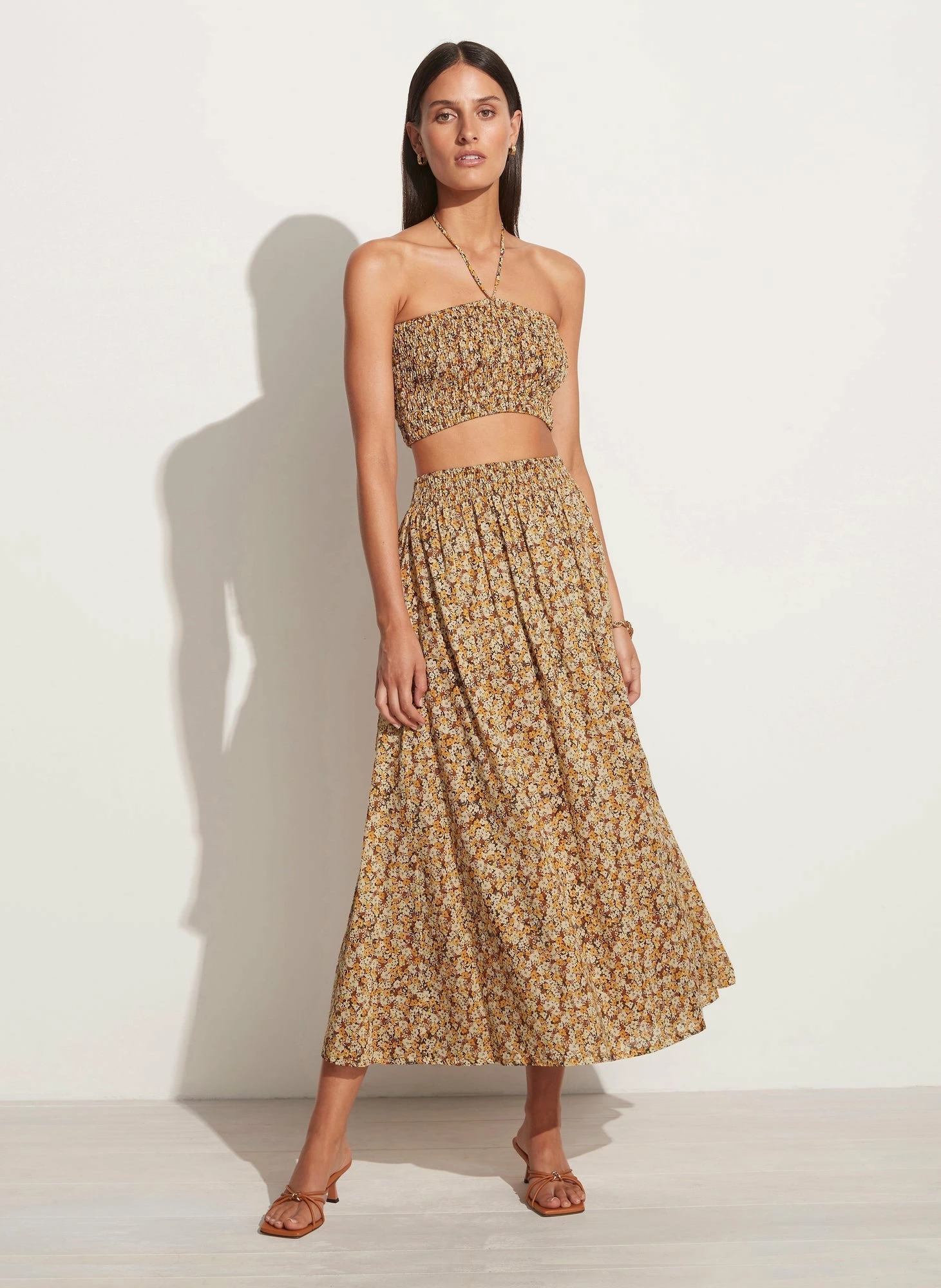 Faithfull The Brand Wear Barletta Midi Skirt, Edelyn Floral Print 4 Faithfull The Brand Wear Barletta Midi Skirt, Edelyn Floral Print