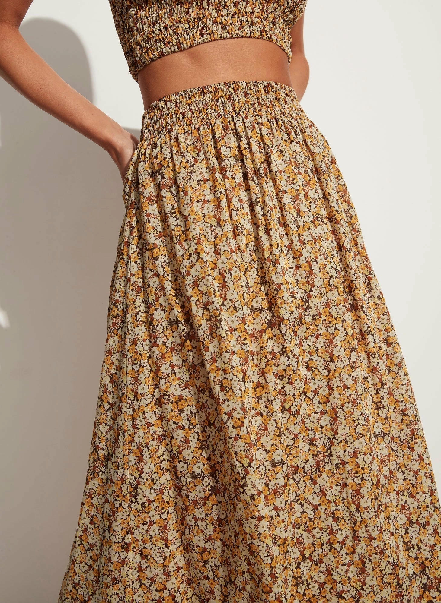 Faithfull The Brand Wear Barletta Midi Skirt, Edelyn Floral Print 3 Faithfull The Brand Wear Barletta Midi Skirt, Edelyn Floral Print
