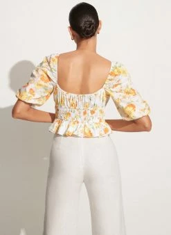 Faithfull The Brand Wear Enrica Top, Palermo Floral Print