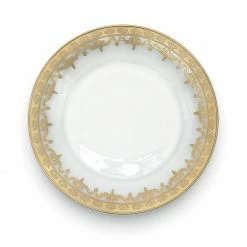 Arte Italica Live Vetro Gold Salad Plate