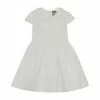 Busy Bees Anna Girls Cap Sleeve Dress, Silver Sparkle